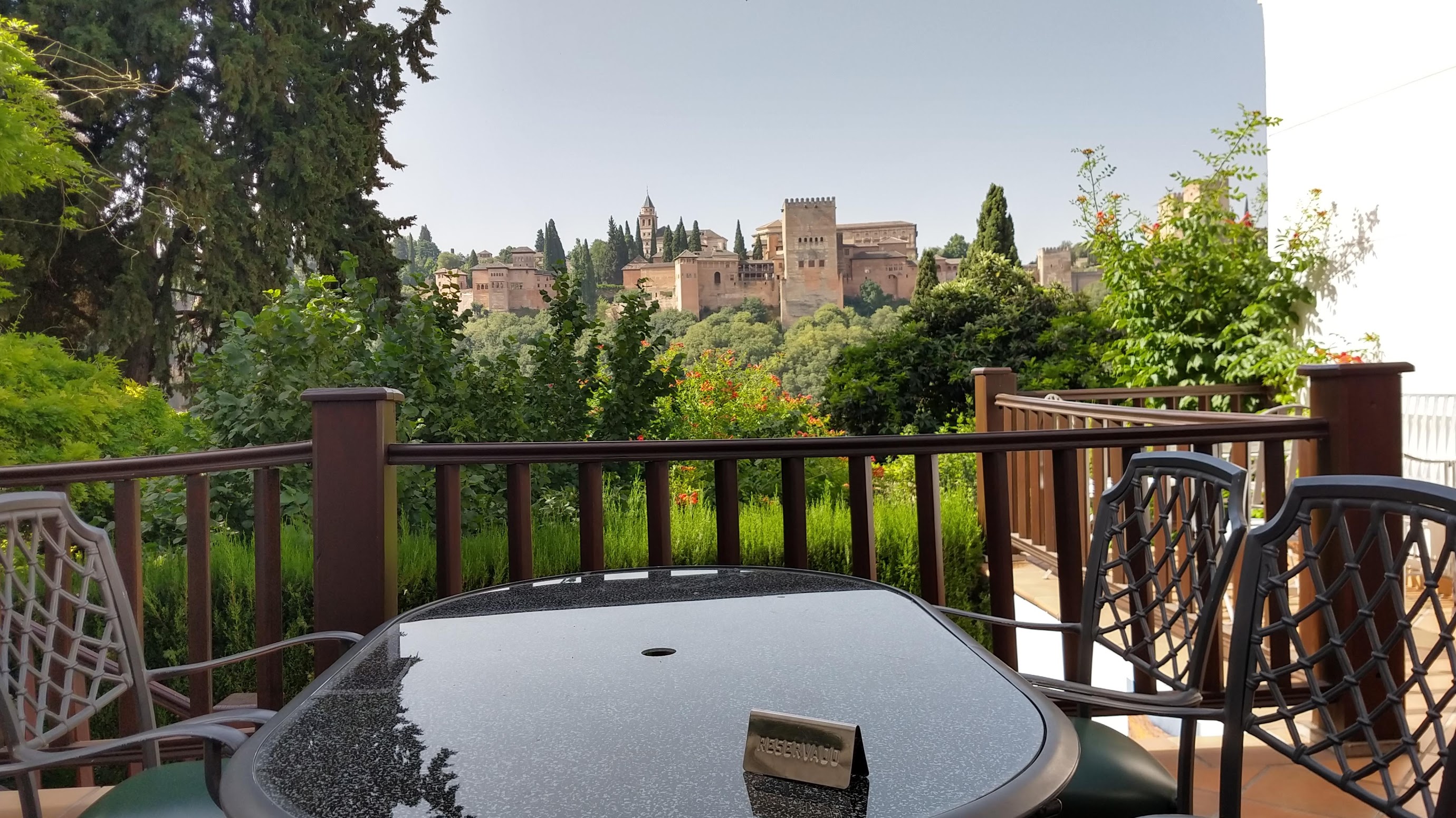 Vista de la Alhambra desde el Carmen de la Victoria