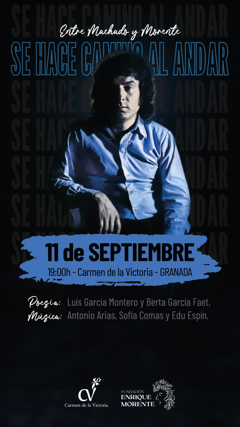 Ciclo de conferencias Entre Machado y Morente se hace camino al andar Entre Machado y Morente se hace camino al andar