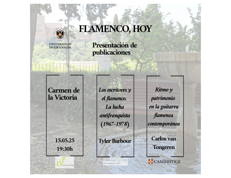 Presentación de 2 publicaciones enmarcadas en la temática del "Flamenco hoy" Presentación de 2 publicaciones enmarcadas en la temática del "Flamenco hoy"